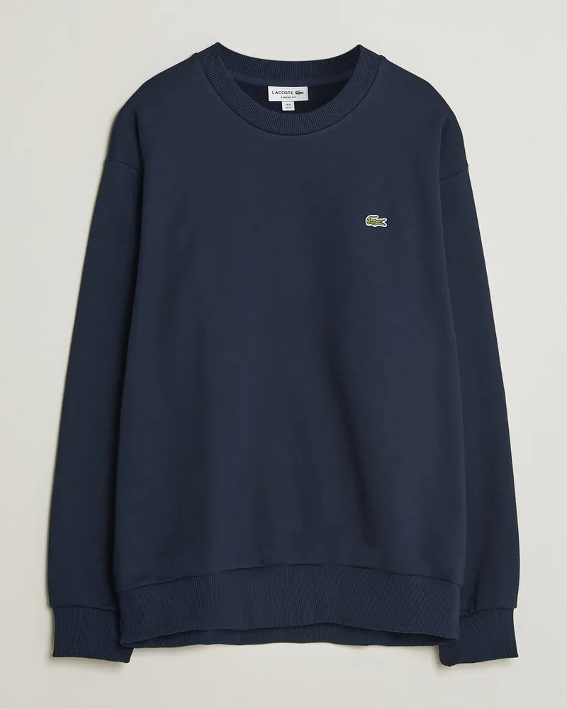 Lacoste Crew Neck Sweatshirt Navy Blue Blau