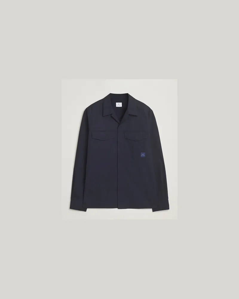 Paul Smith Patch Pocket Overshirt Navy Blau