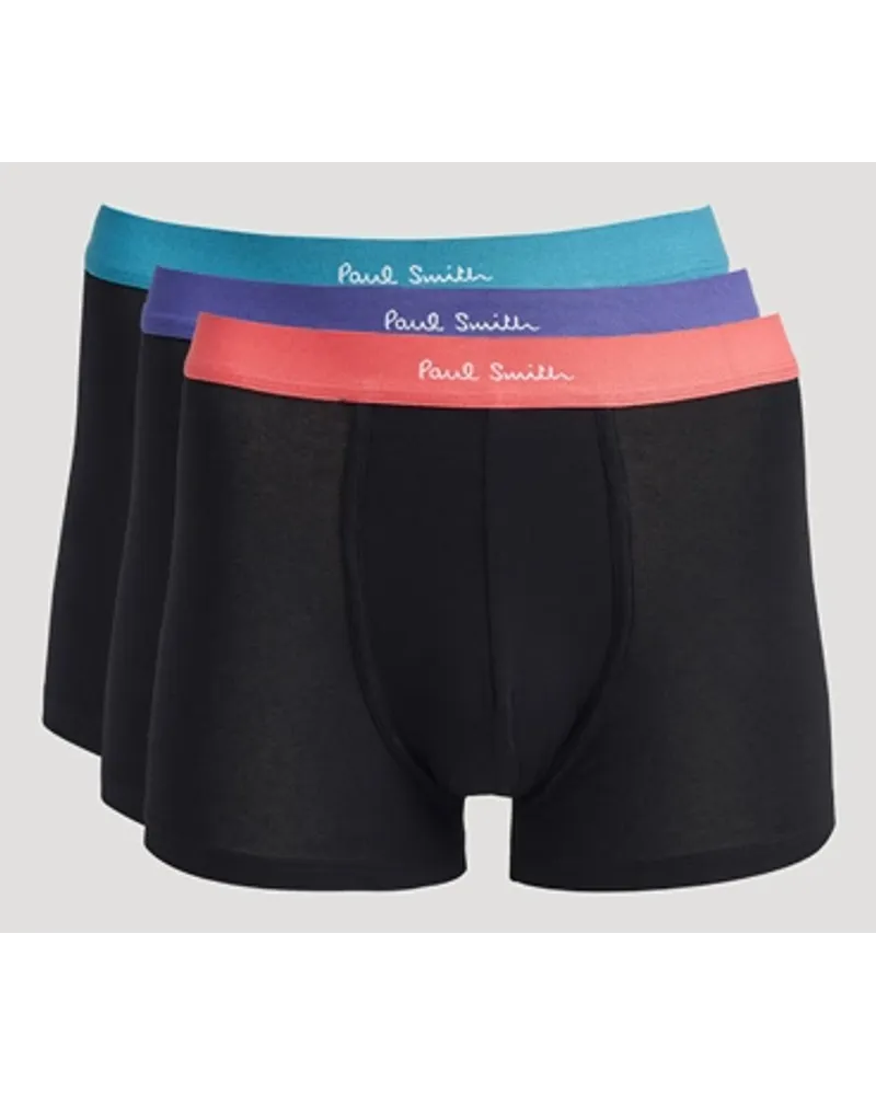 Paul Smith 3-Pack Trunk Black Schwarz