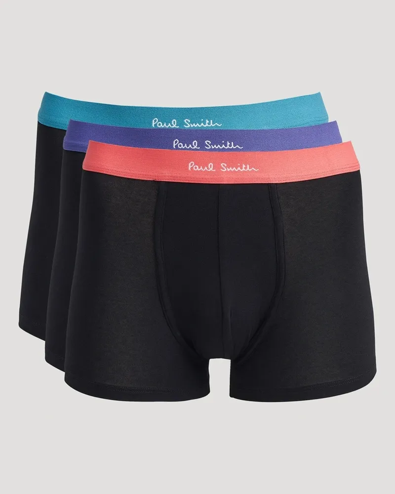 Paul Smith 3-Pack Trunk Black Schwarz