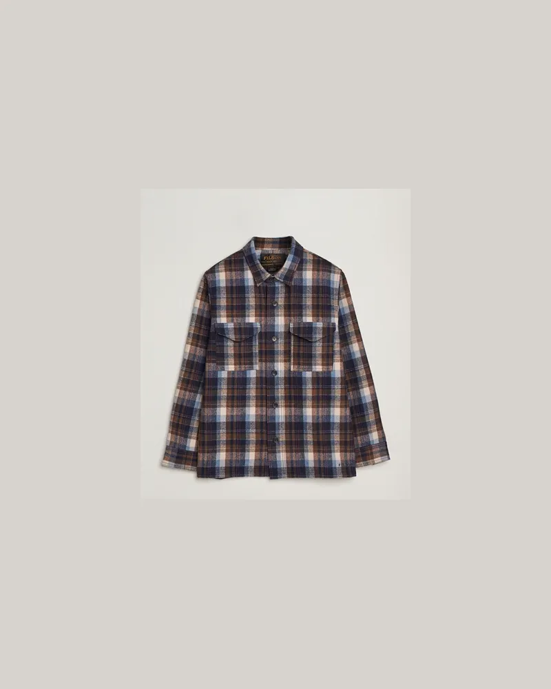 Filson Checked Wool Jac Shirt Brown Multi Mehrfarbig