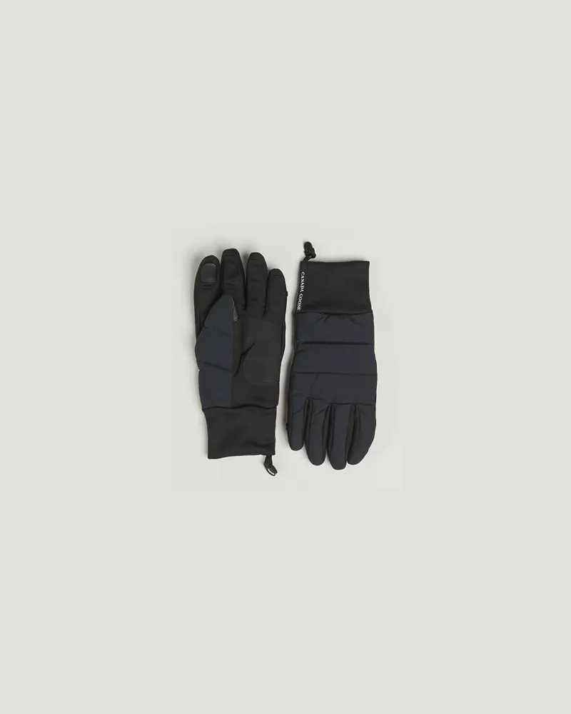 Canada Goose Puffer Gloves Black Schwarz