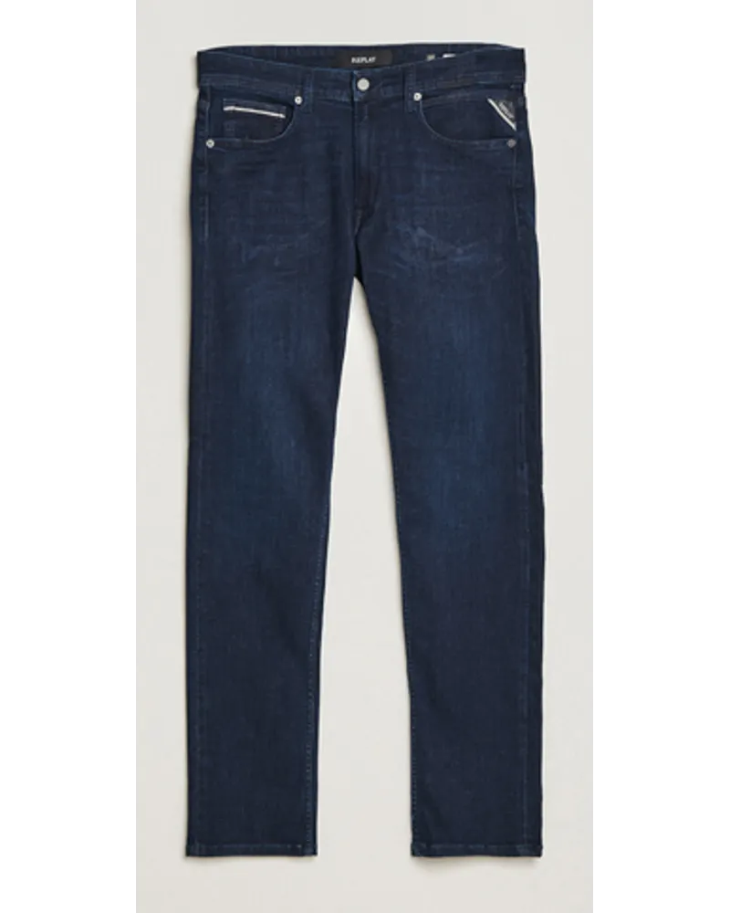 Replay Grover Powerstretch Jeans Dark Blue Blau