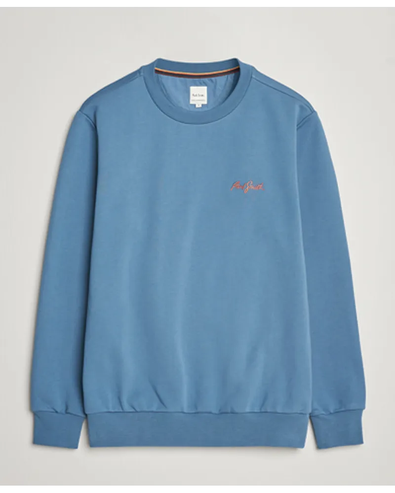 Paul Smith Embroidery Sweatshirt Light Blue Blau