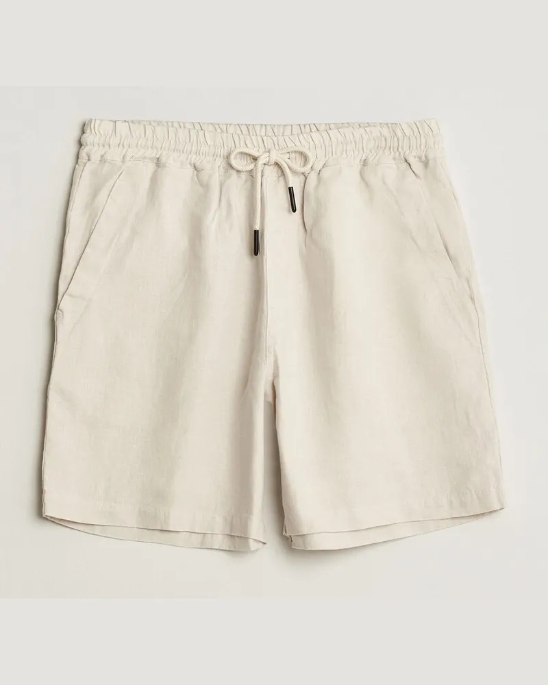 OAS Porto Linen Shorts Beige Beige