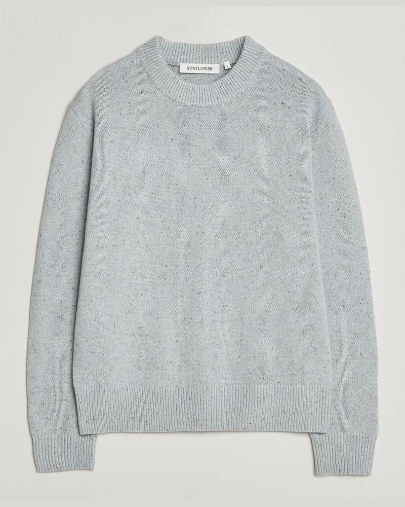 Sunflower Moon Donegal Sweater Light Blue Blau