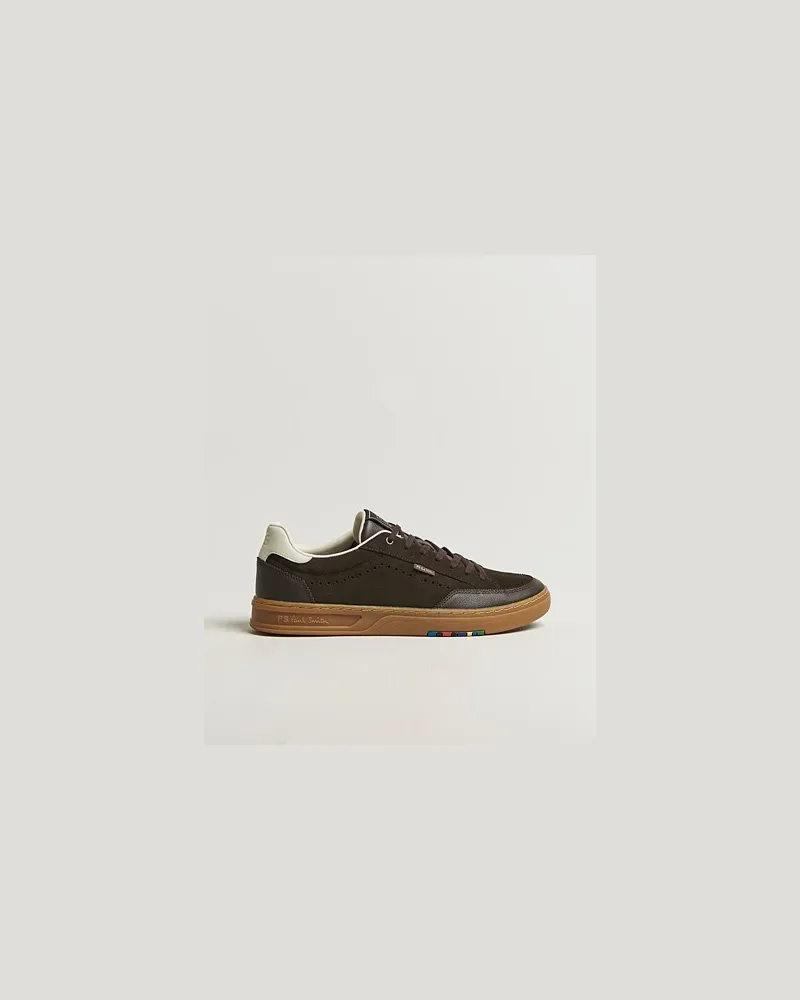 Paul Smith Hillstar Suede/Leather Sneaker Dark Brown Braun