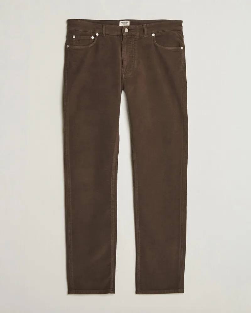 Morris James Winter Twill 5-Pocket Pants Brown Braun