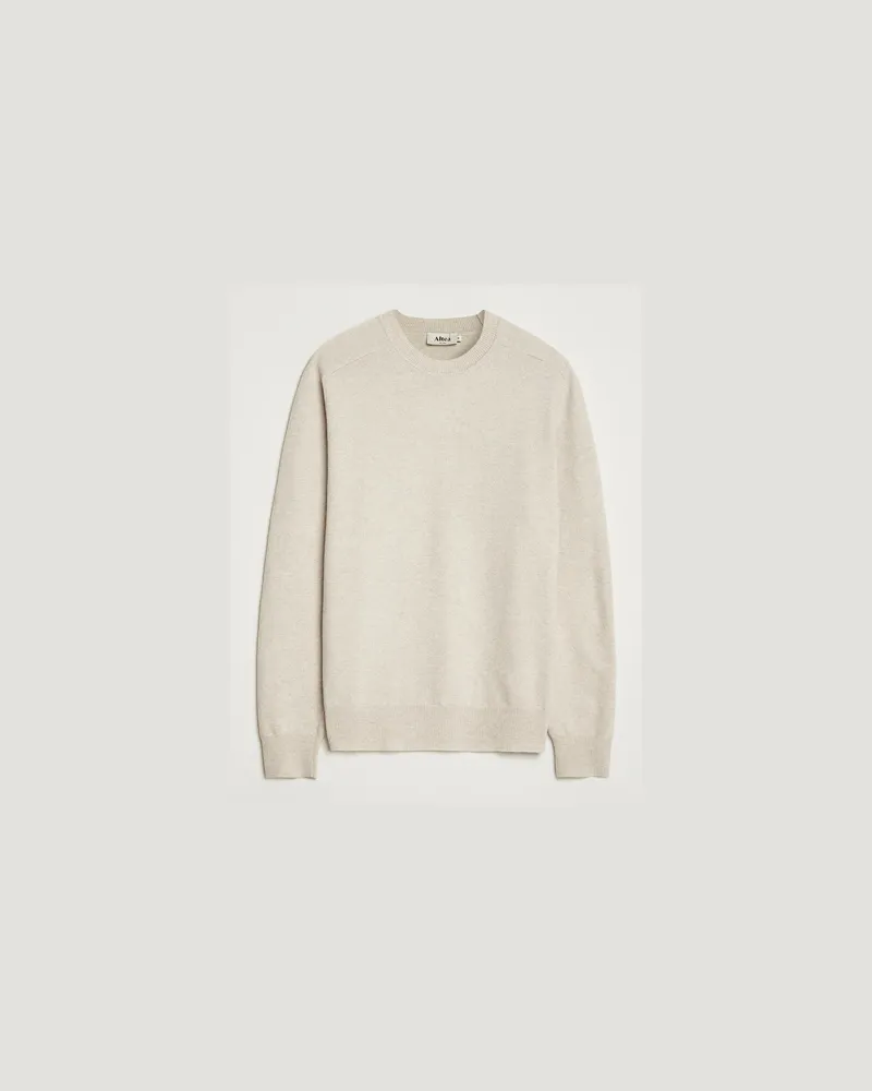 Altea Wool/Cashmere Crew Neck Pullover Beige Beige