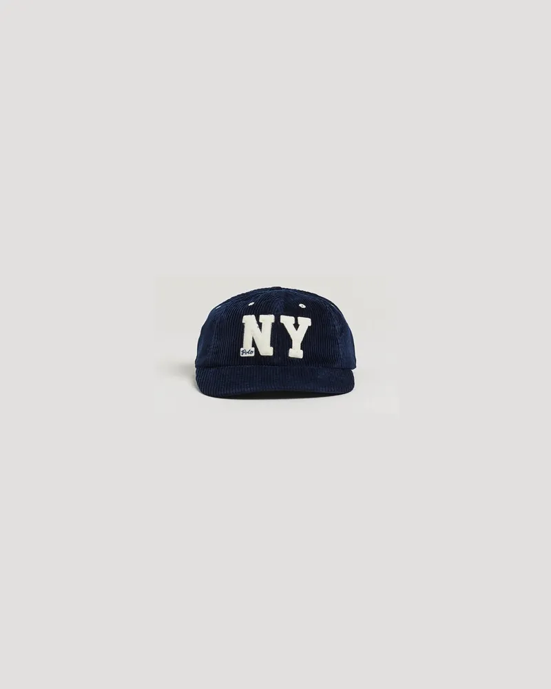 Ralph Lauren NY Cord Cap Hunter Navy Blau