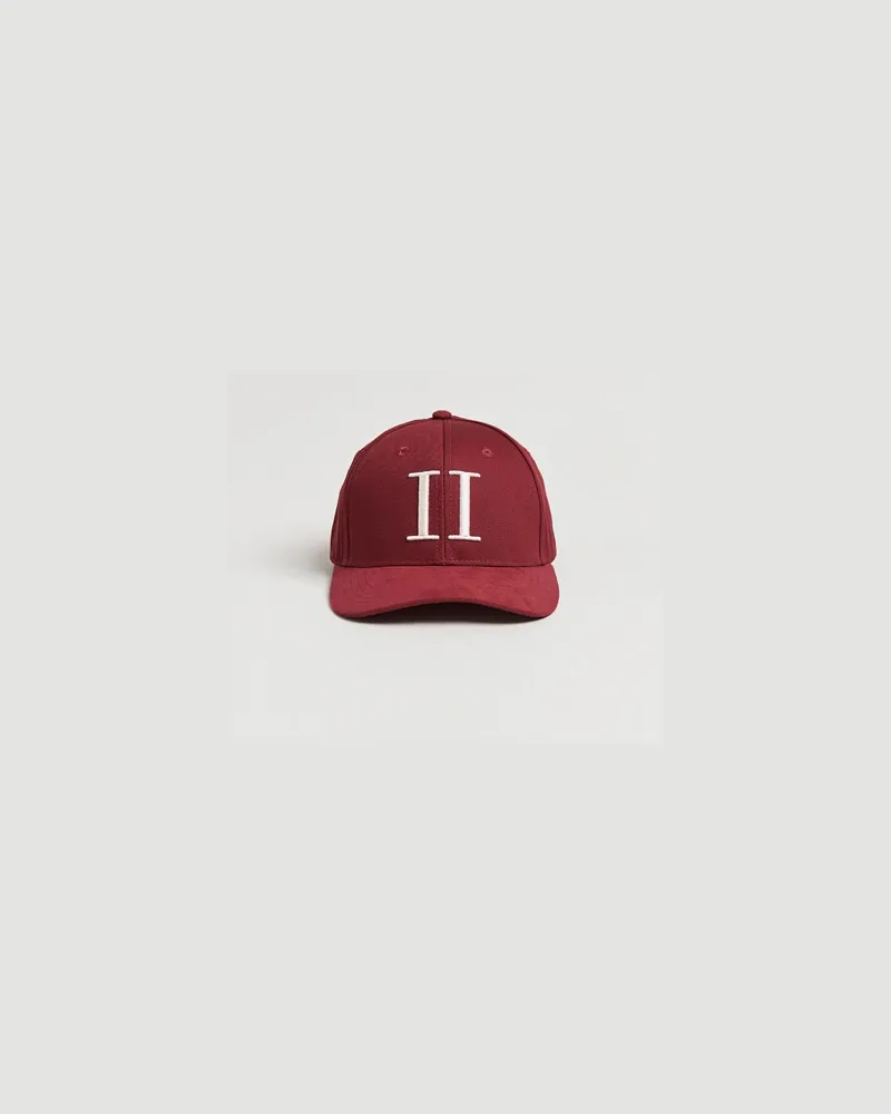 LES DEUX Baseball Cap Suede II Port Royal Red Rot