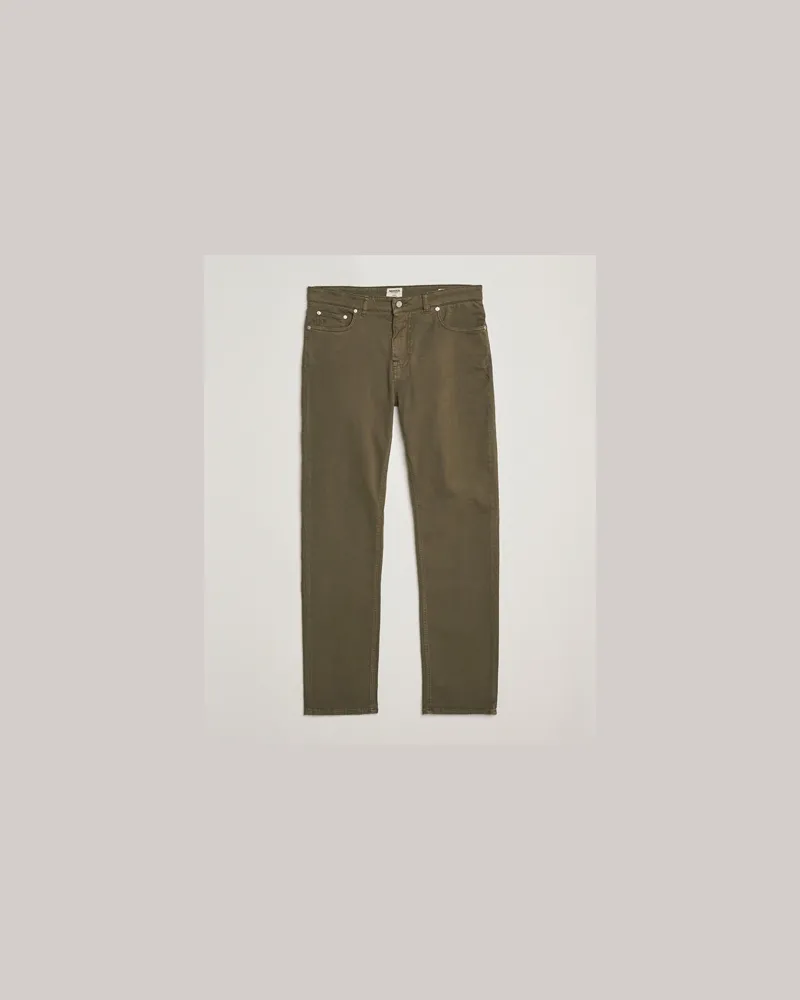 Morris James Brushed 5-Pocket Pants Olive Grün