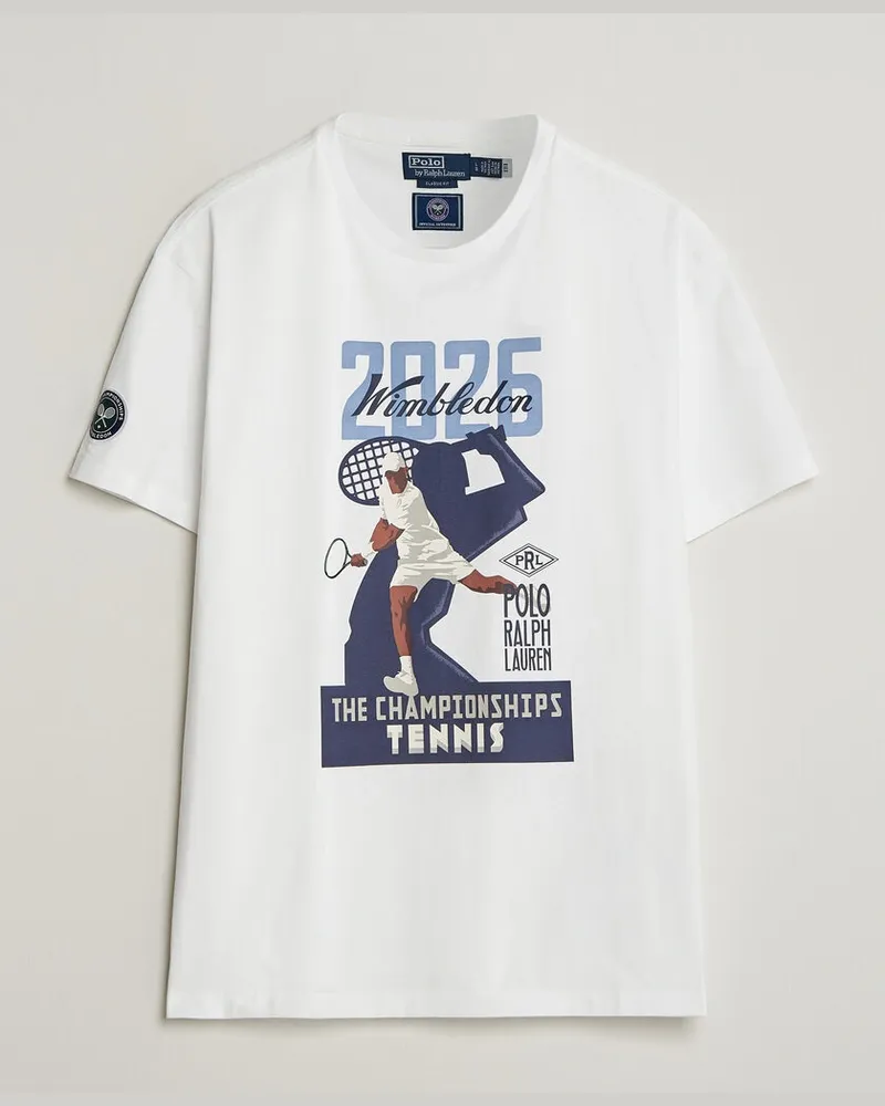 Ralph Lauren Printed Championship Tee White Weiß