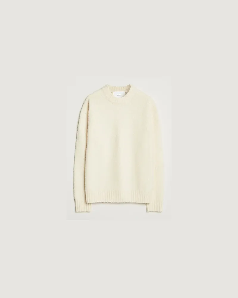 Axel Arigato Miles Bouclé Knitted Sweater Off White Weiß