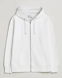 COLORFUL STANDARD Classic Organic Full Zip Hood Optical White Weiß