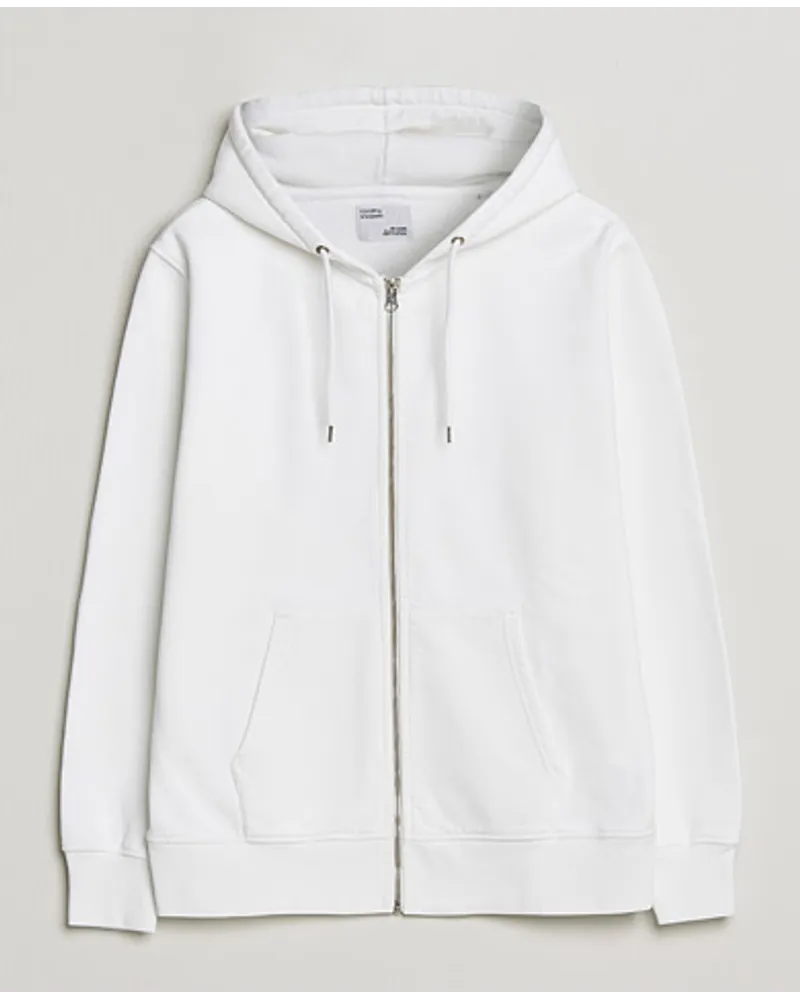 COLORFUL STANDARD Classic Organic Full Zip Hood Optical White Weiß