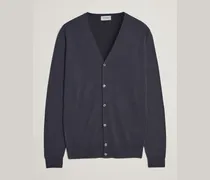 Petworth Extra Fine Merino Cardigan Hepburn Smoke