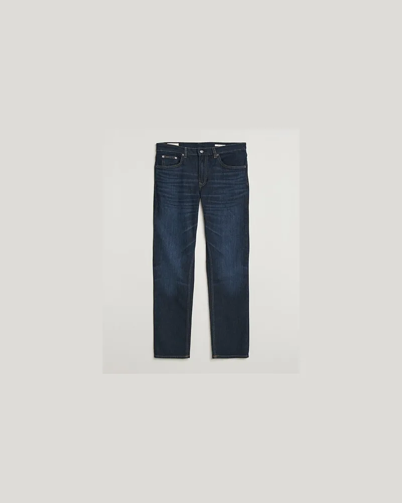Gant Regular Fit Jeans Dark Blue Broken In Blau