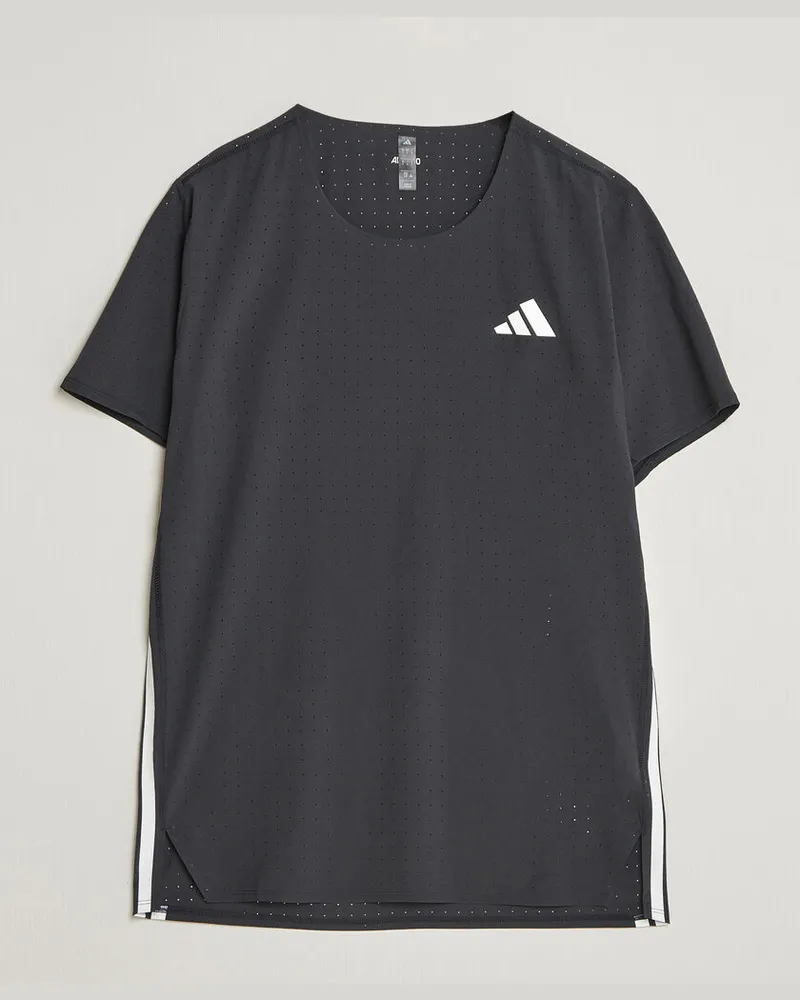 adidas ADIZERO Running T-Shirt Black Schwarz