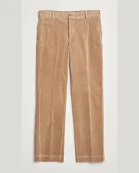 Ralph Lauren Corduroy Pleated Trousers Hazelnut Beige