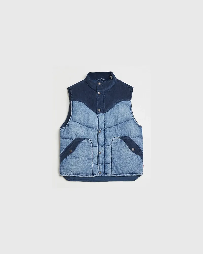 Levi's Wild West Vest Riverbank Blau