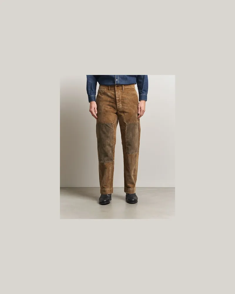 RRL Repaired Field Chino Faded Tan Beige