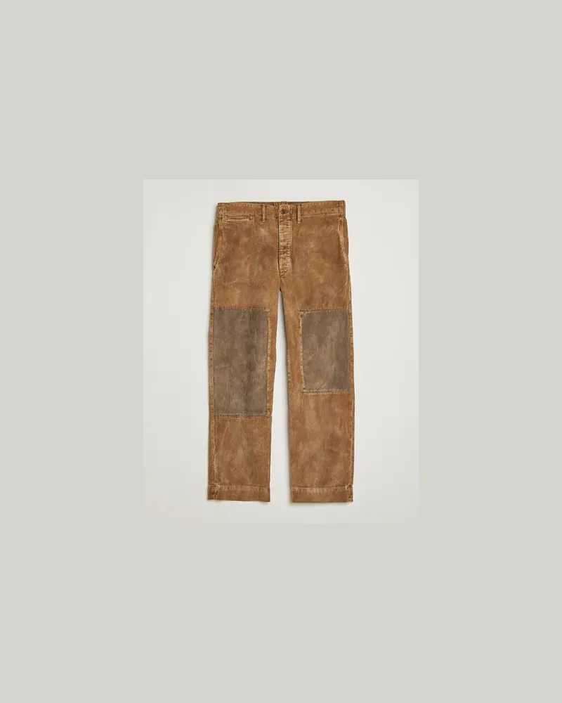 RRL Repaired Field Chino Faded Tan Beige