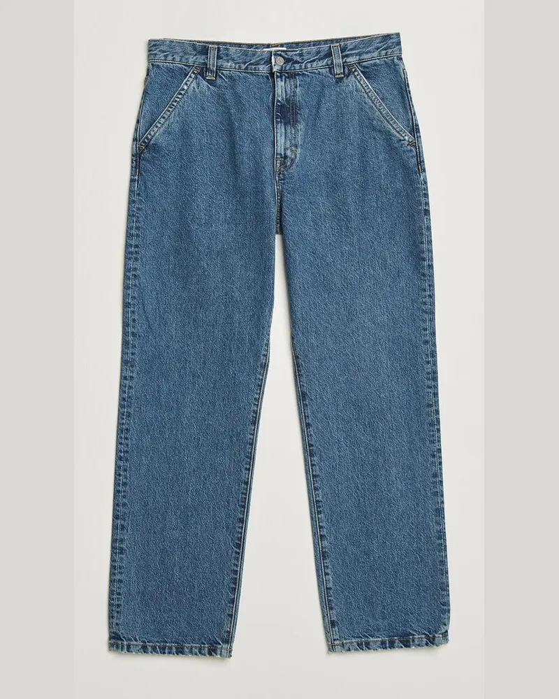 Filippa K Workwear Jeans Washed Mid Blue Blau