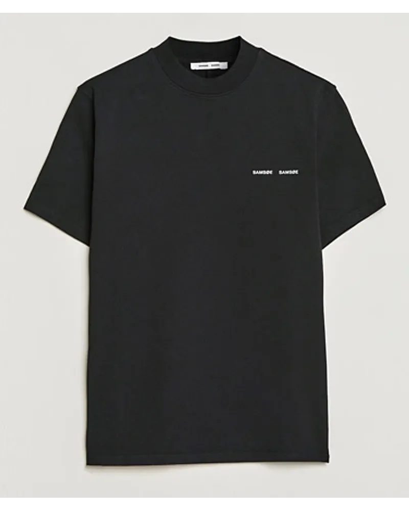 Samsøe & Samsøe Norsbro Organic Baumwoll Tshirt Black Schwarz