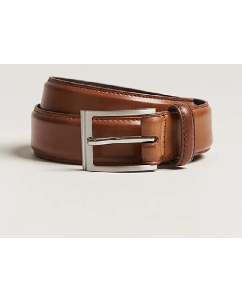 Loake 1880 Philip Leder Belt Cedar Braun