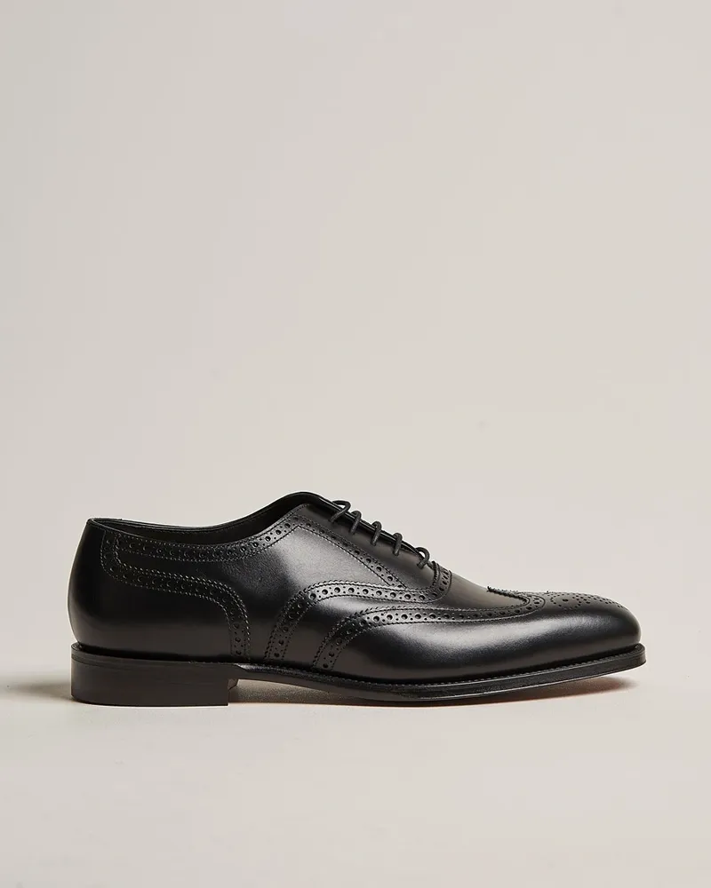 Loake 1880 Buckingham Brogue Black Calf Schwarz