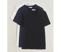 3-Pack Midweight T-Shirt White/Navy/Black