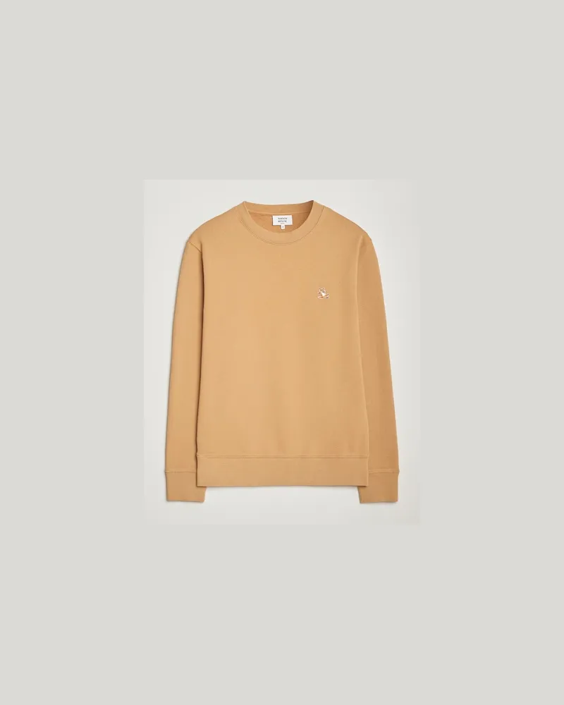 Kitsuné Chillax Fox Sweatshirt Chamomile Beige