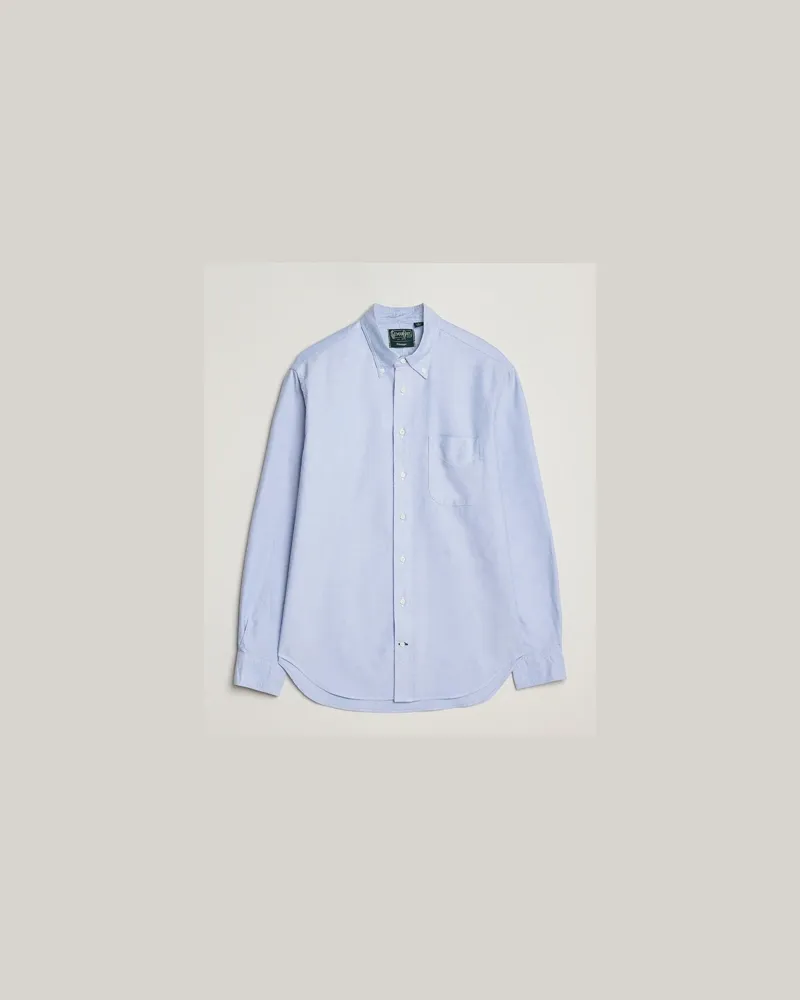 Gitman Vintage Oxford Button Down Shirt Light Blue Blau