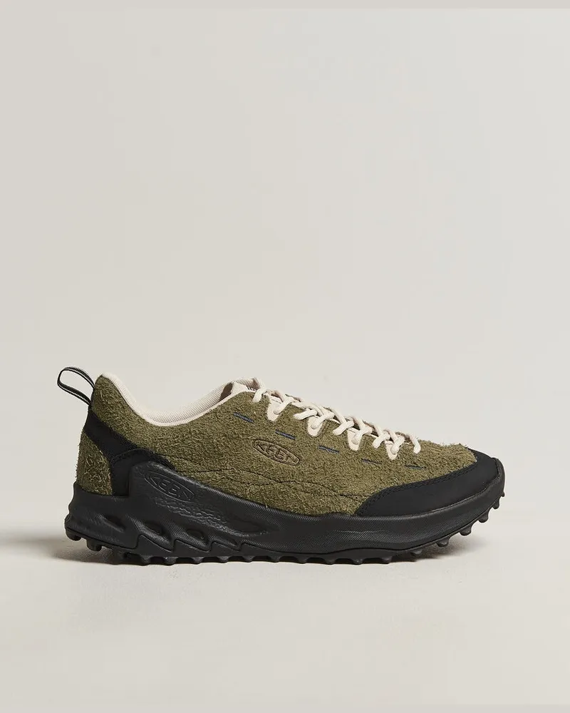 Keen Jasper Zionic Suede Sneaker Dark Olive Grün