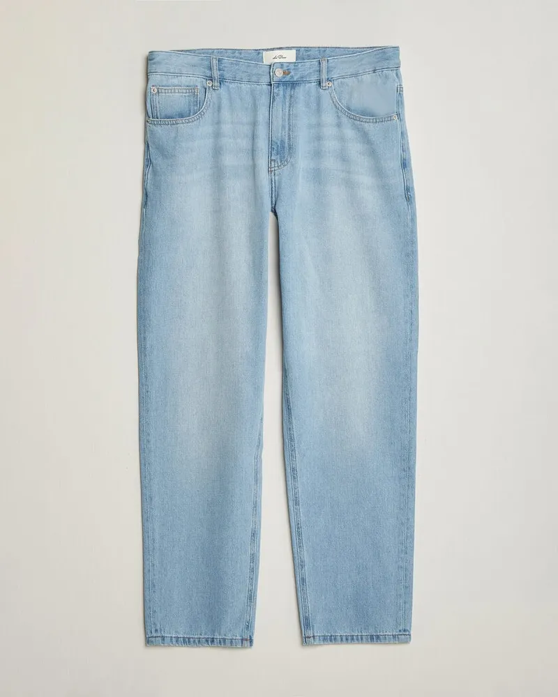LES DEUX Ryder Jeans Light Indigo Wash Blau