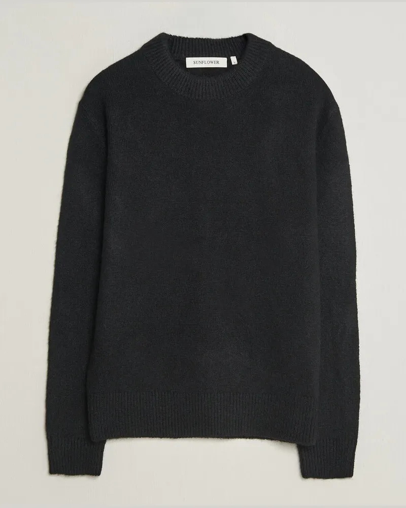 Sunflower Moon Alpaca Sweater Black Schwarz