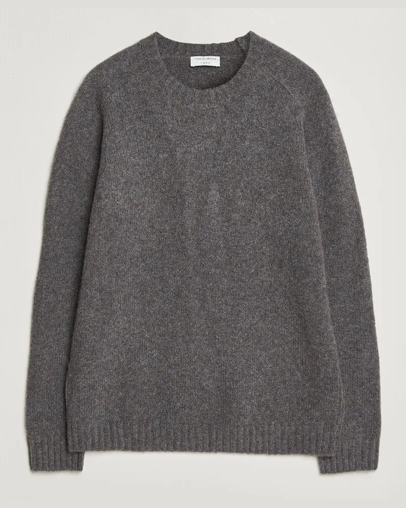 Tiger of Sweden Adryan Yak/Alpaca Knitted Sweater Grey Melange Grau