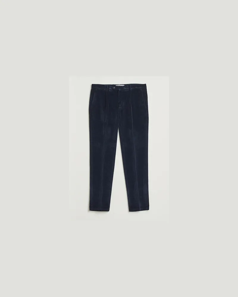 Briglia 1949 Easy Fit Corduroy Trousers Navy Blau