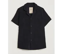 Terry Cuba Kurzarm Shirt Black