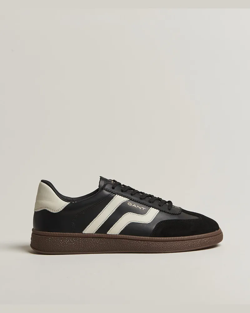 Gant Cuzmo Leather/Suede Sneaker Black/White Schwarz