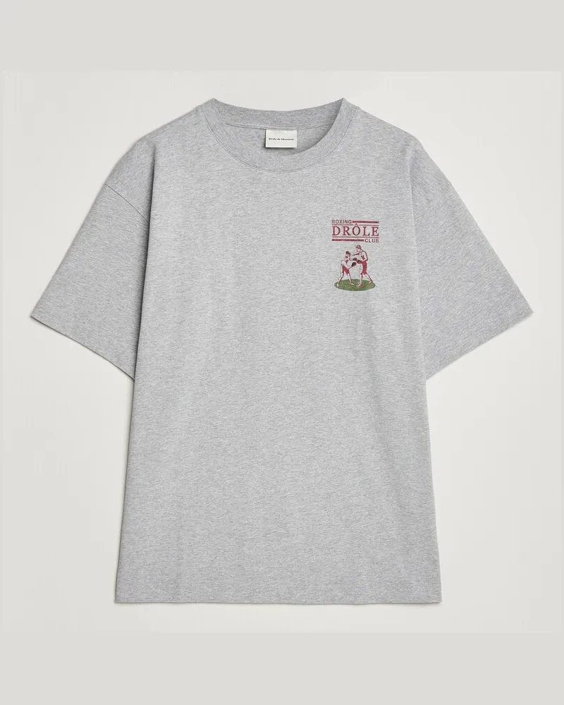 Drôle de Monsieur Boxers T-Shirt Grey Melange Grau