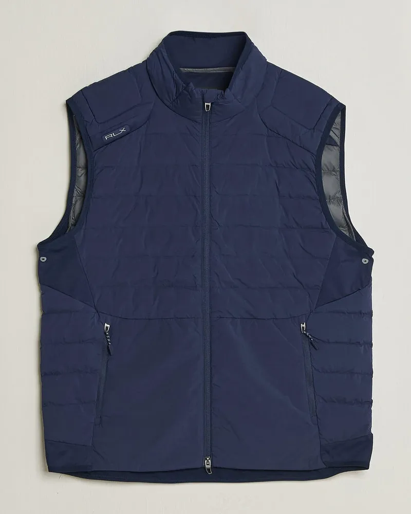 Ralph Lauren Full Zip Golf Vest Refined Navy Blau