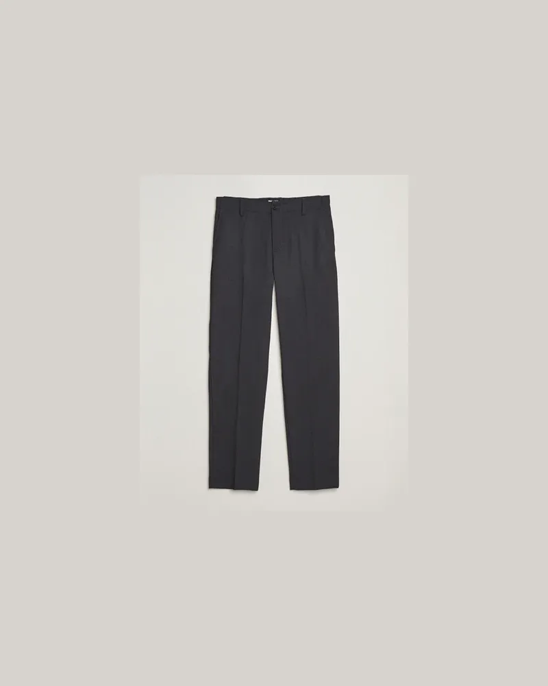 Filippa K Troy Tailored Drawstring Trousers Mid Grey Grau