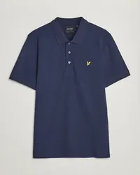 Lyle & Scott Plain Pique Polo Dark Navy Blau