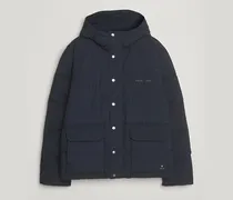 Ulf Down Hooded Puffer Salute Navy