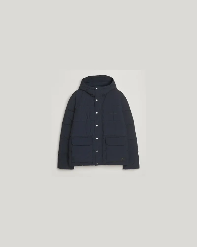 Samsøe & Samsøe Ulf Down Hooded Puffer Salute Navy Blau
