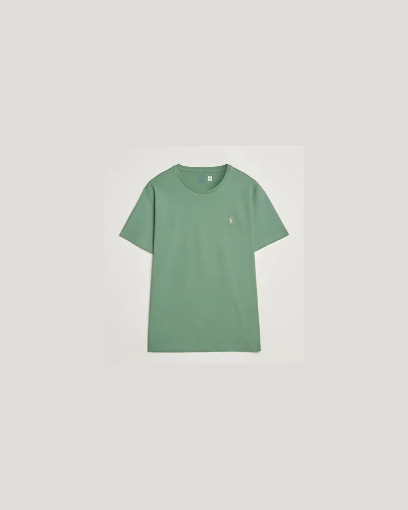Ralph Lauren Custom Slim Fit Crew Neck T-Shirt Fatigue Grün