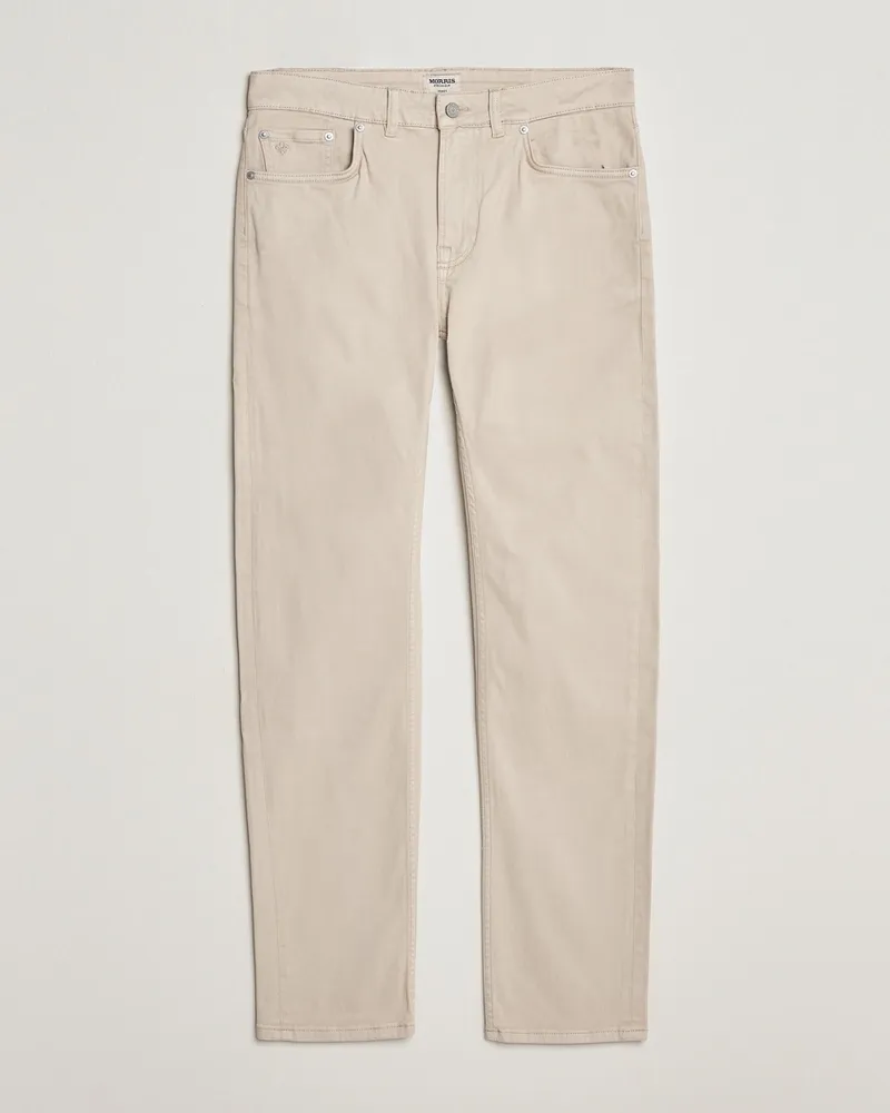 Morris James Brushed 5-Pocket Pant Khaki Beige