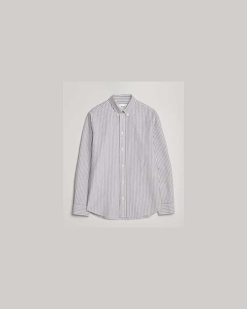 NN 07 Colby Oxford Shirt Brown/White Braun